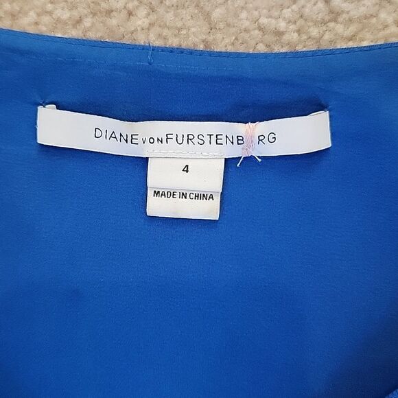 Diane Von Furstenberg royal blue sheath dresss - Picture 6 of 10